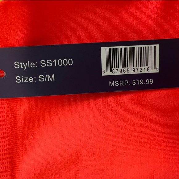 Emme Jordan Basics Compression Shorts - Size S/M - Orange - Picture 4 of 4